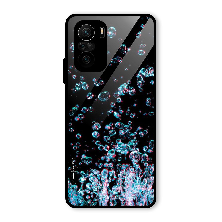 Water Droplets Glass Back Case for Mi 11X Pro