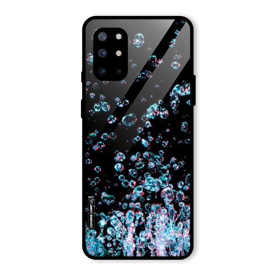 Water Droplets Glass Back Case for OnePlus 8T