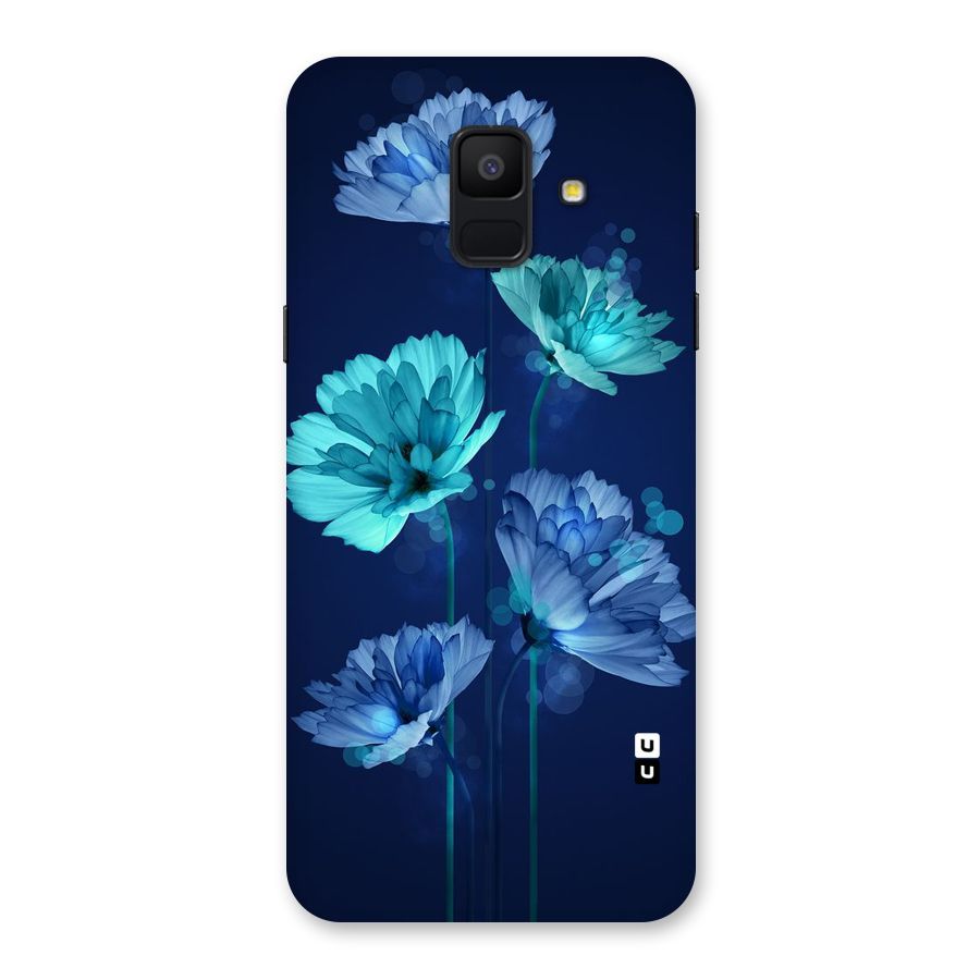 Water Flowers Back Case for Galaxy A6 (2018)