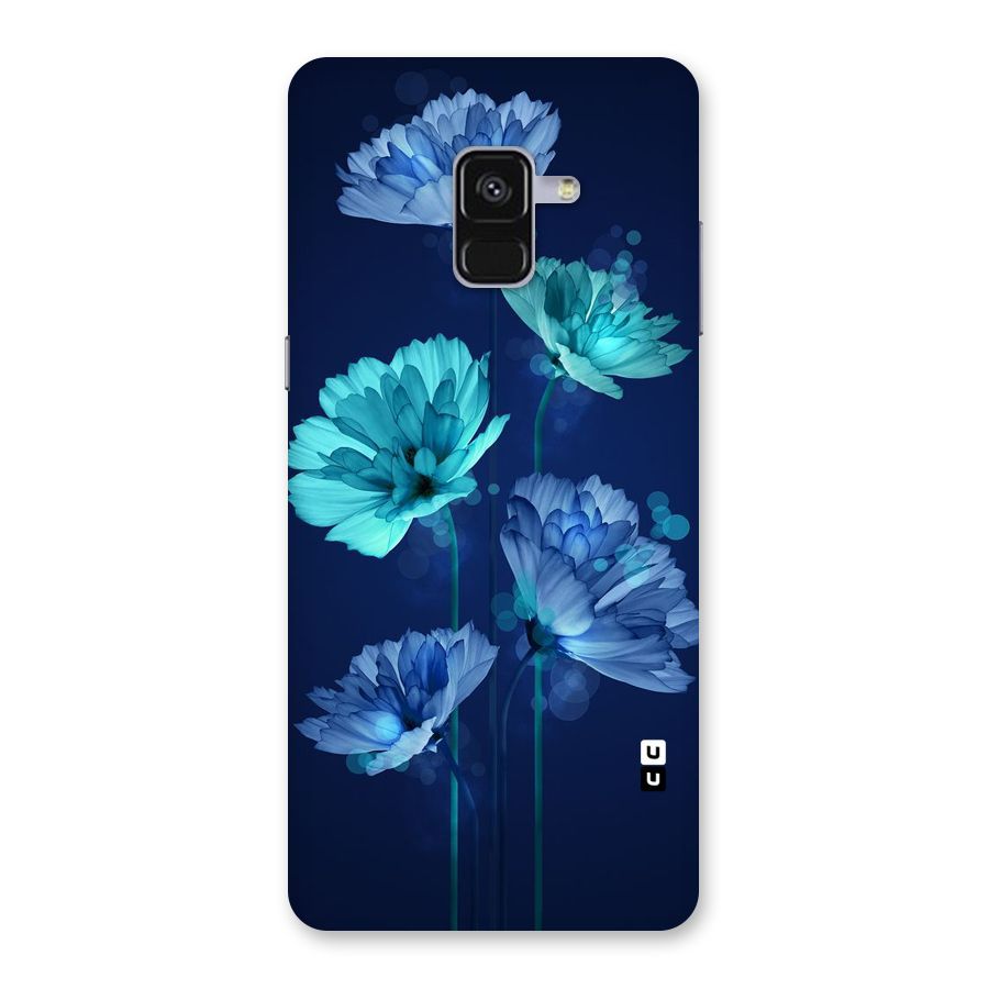 Water Flowers Back Case for Galaxy A8 Plus
