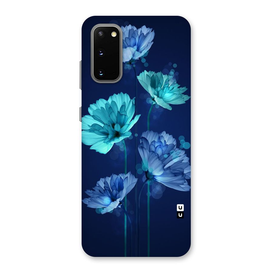 Water Flowers Back Case for Galaxy S20