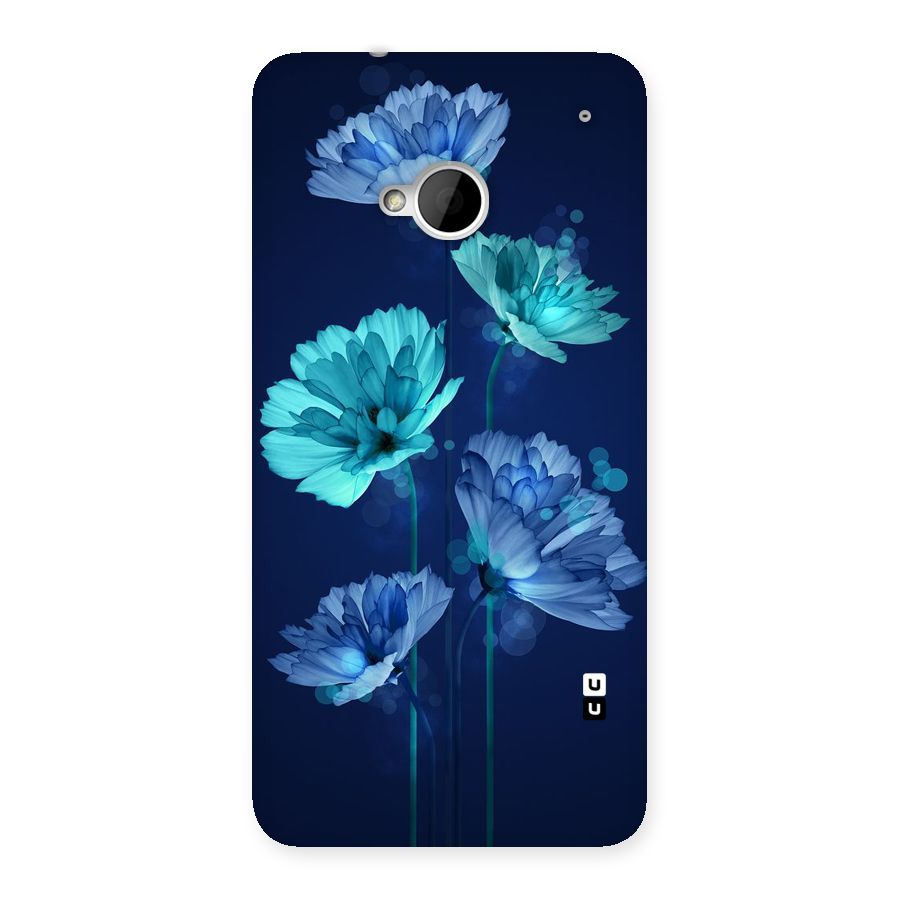 Water Flowers Back Case for HTC One M7