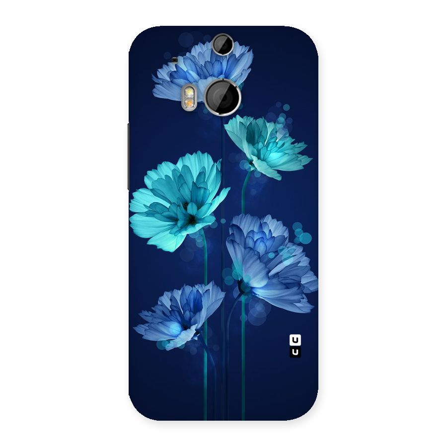 Water Flowers Back Case for HTC One M8