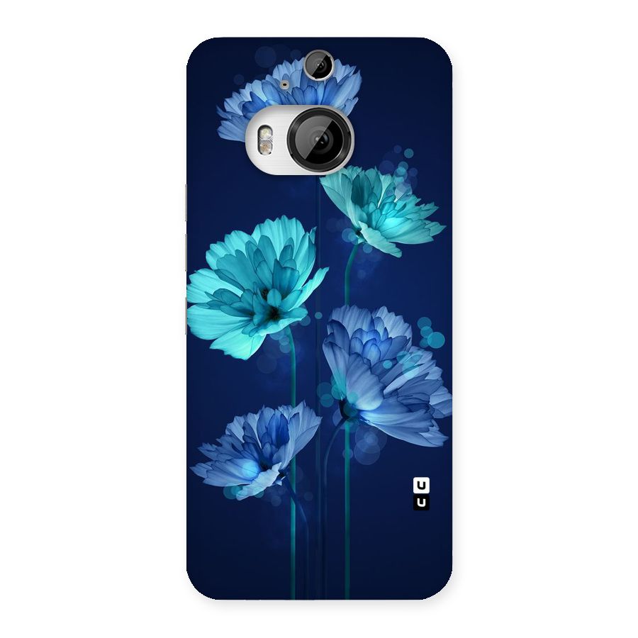 Water Flowers Back Case for HTC One M9 Plus