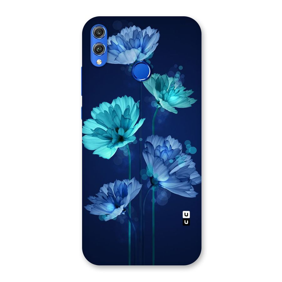 Water Flowers Back Case for Honor 8X