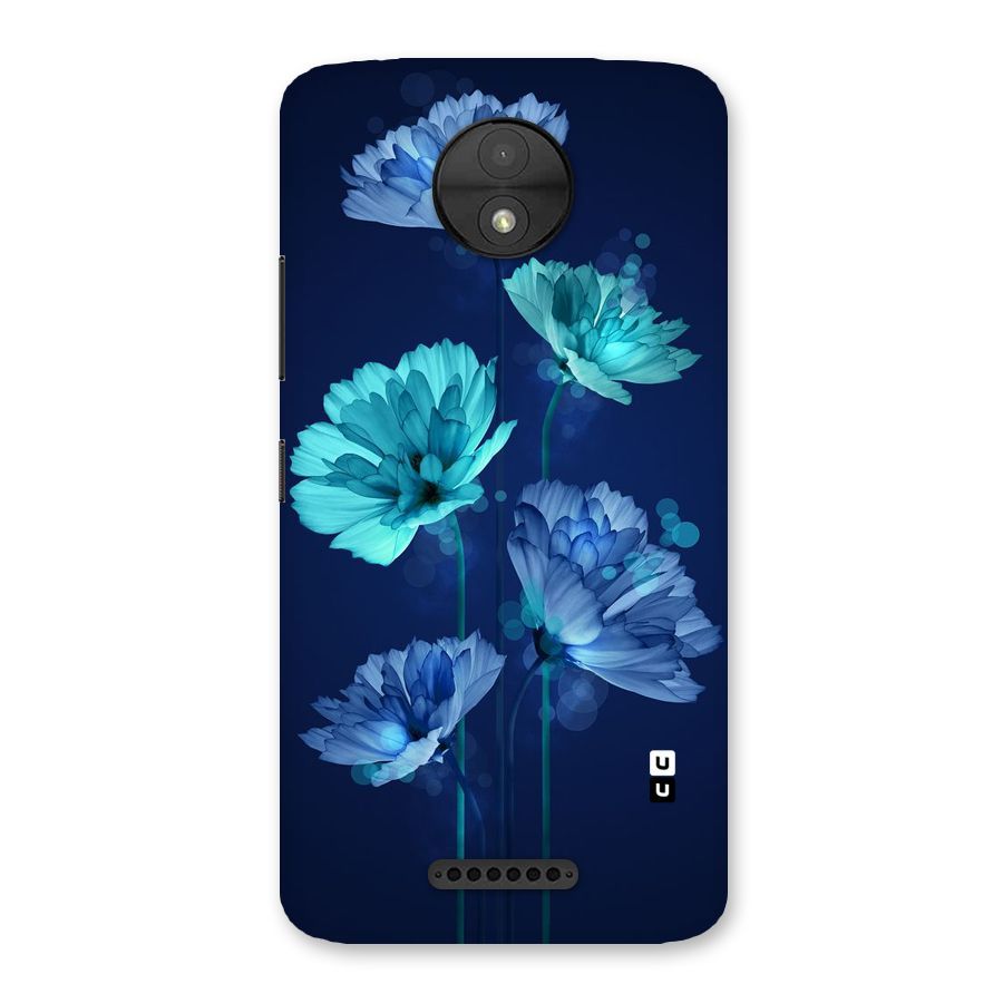 Water Flowers Back Case for Moto C