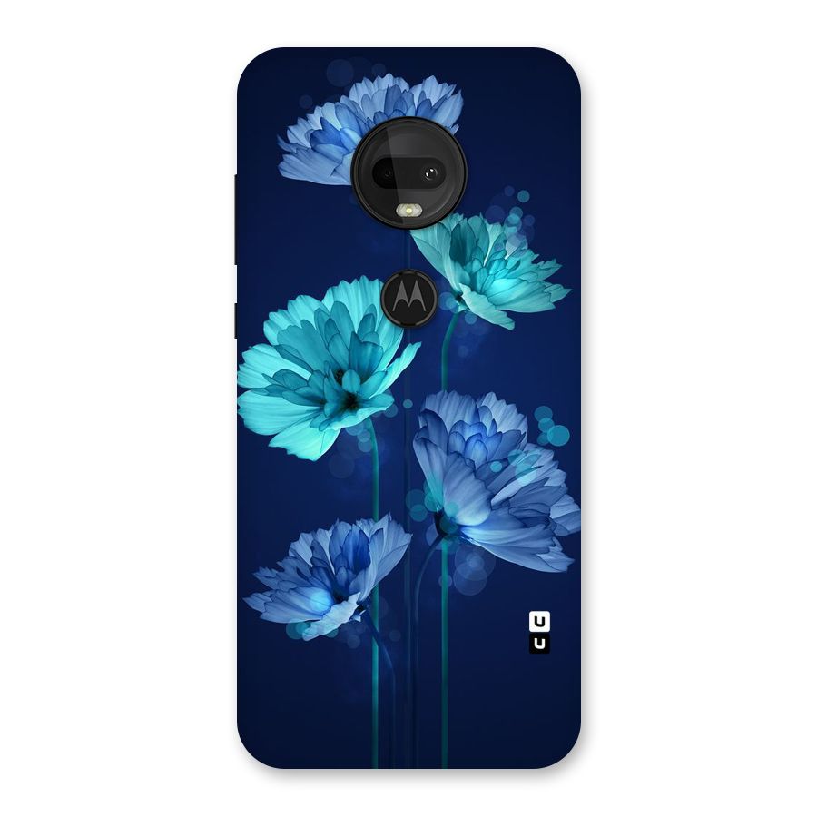 Water Flowers Back Case for Moto G7