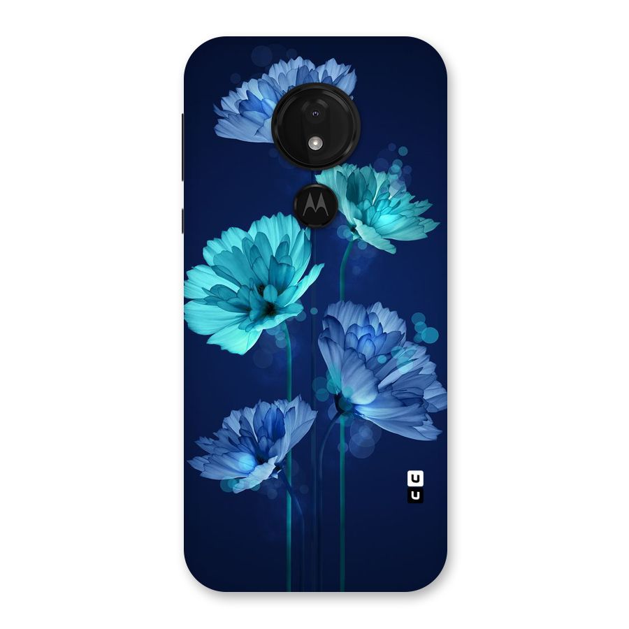 Water Flowers Back Case for Moto G7 Power