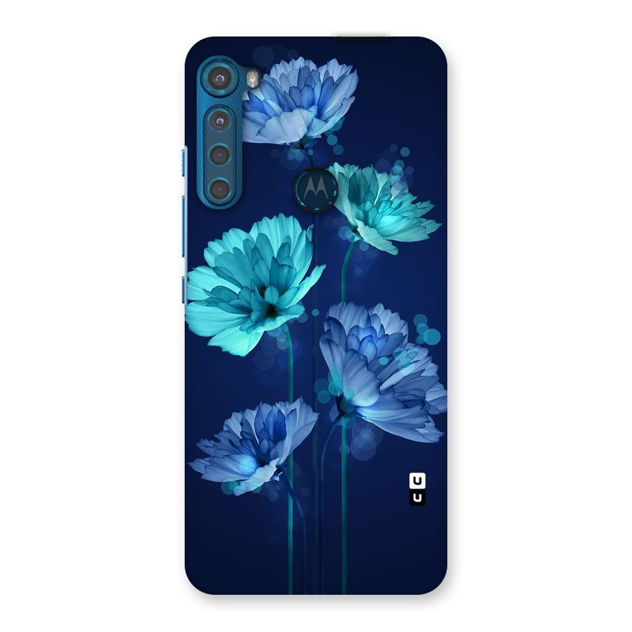 Water Flowers Back Case for Motorola One Fusion Plus