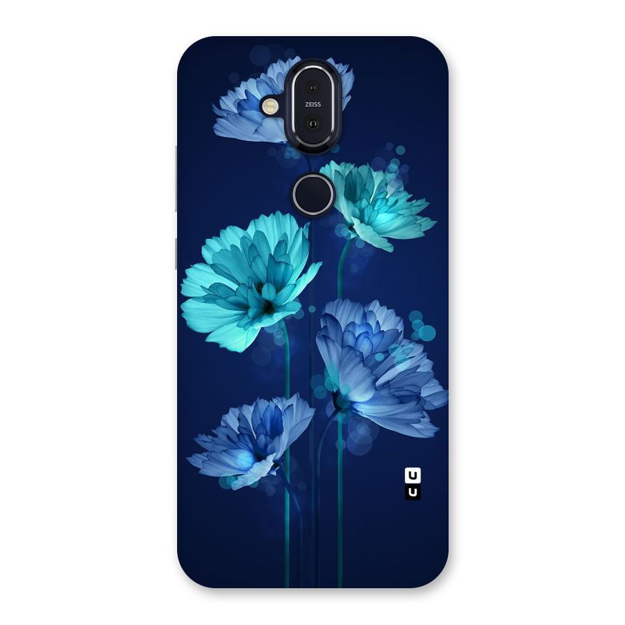 Water Flowers Back Case for Nokia 8.1