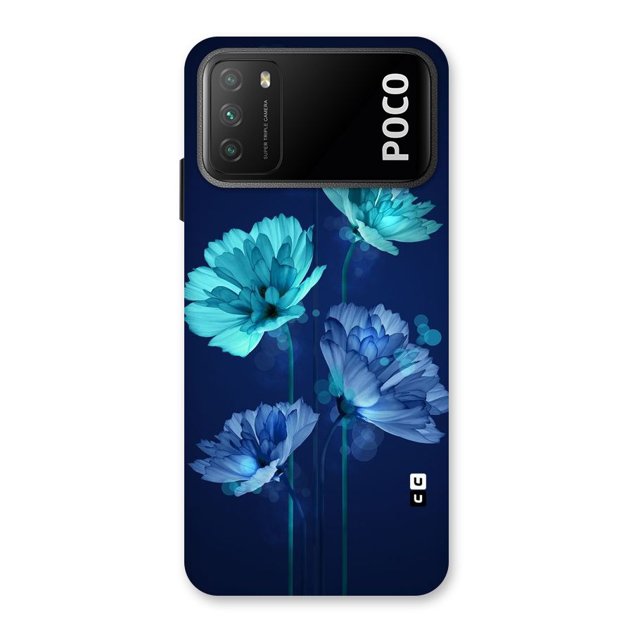 Water Flowers Back Case for Poco M3