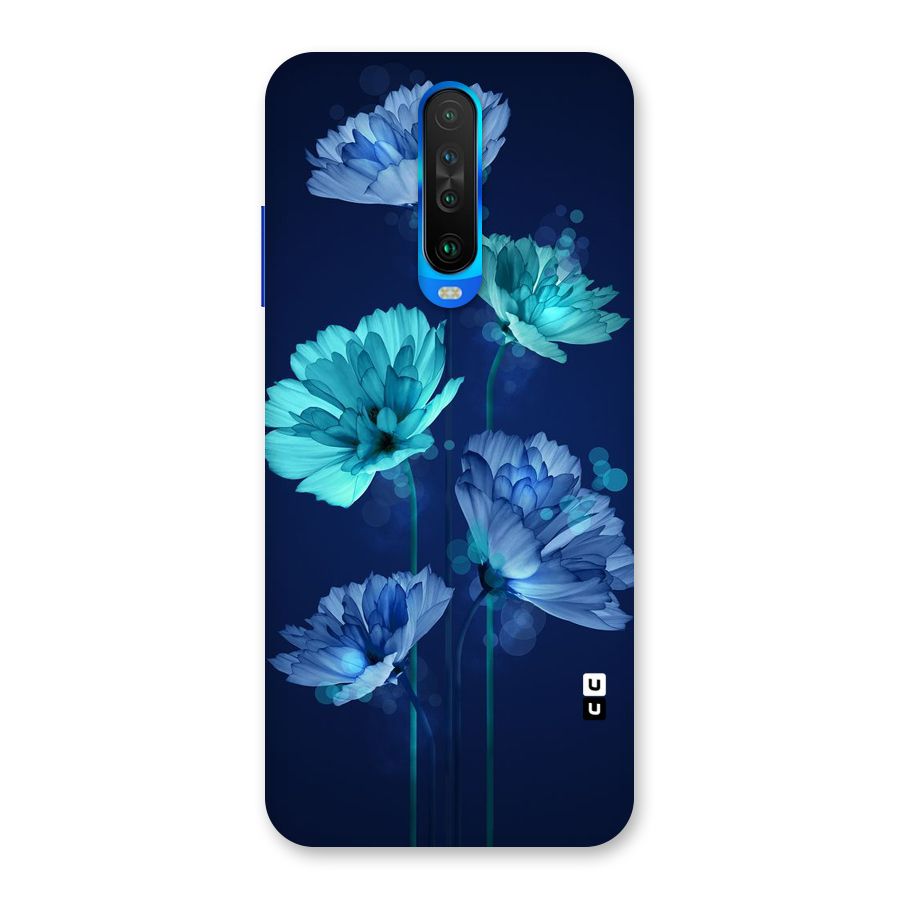 Water Flowers Back Case for Poco X2