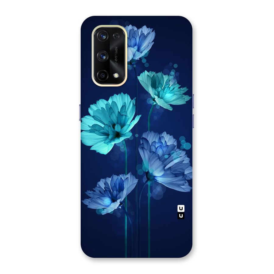 Water Flowers Glass Back Case for Realme X7 Pro