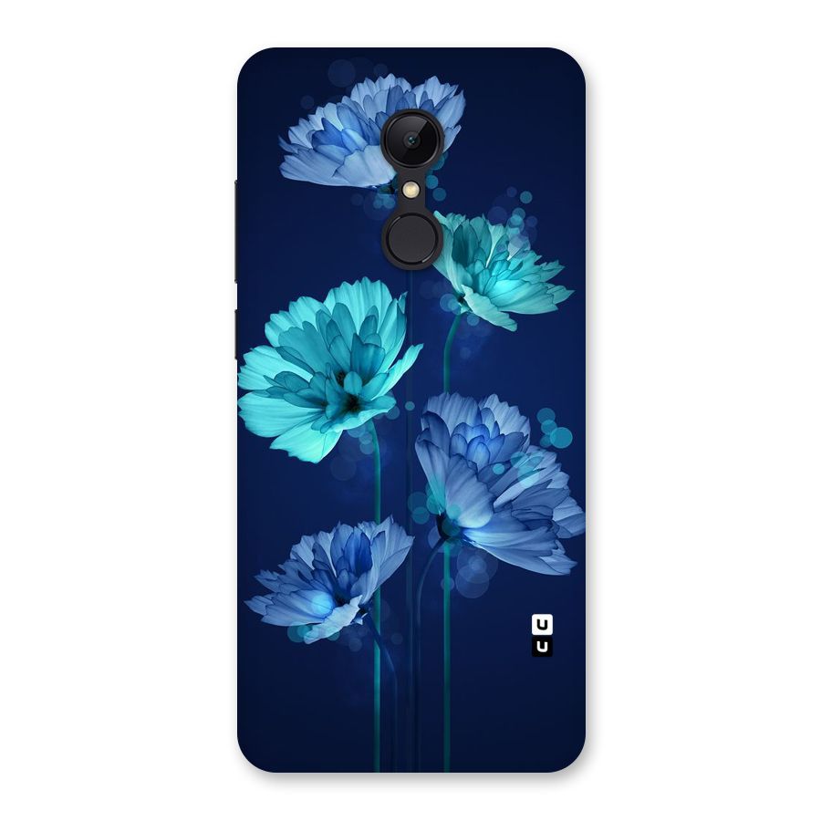 Water Flowers Back Case for Redmi 5