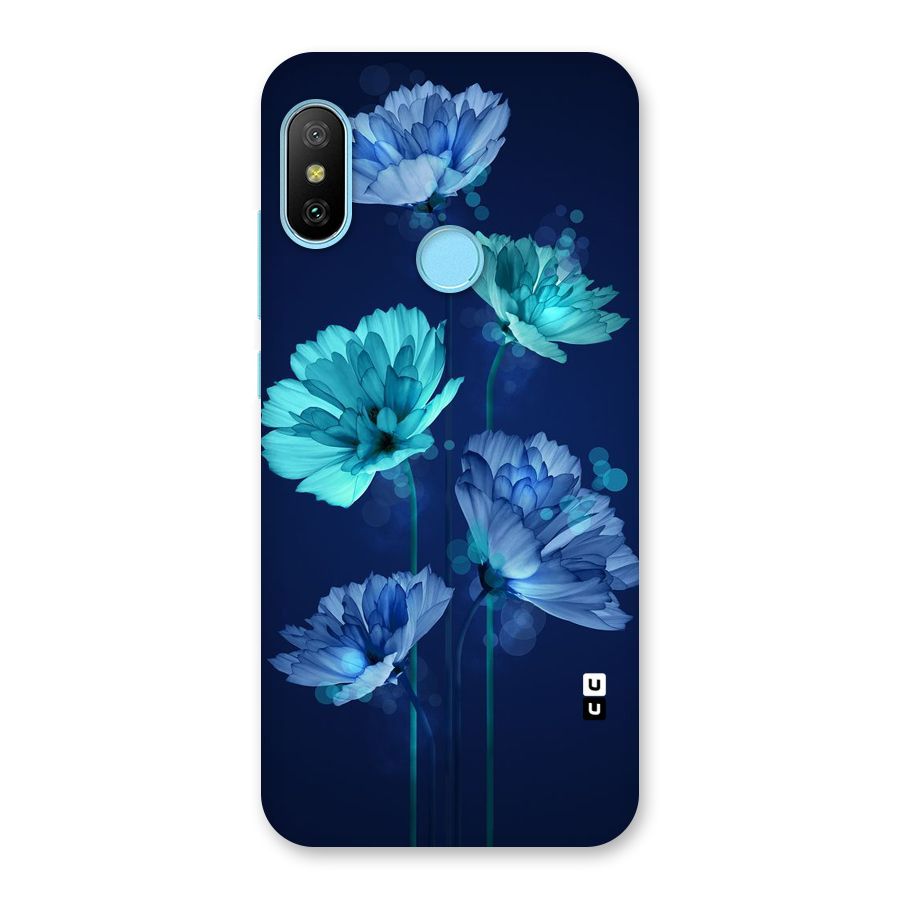 Water Flowers Back Case for Redmi 6 Pro