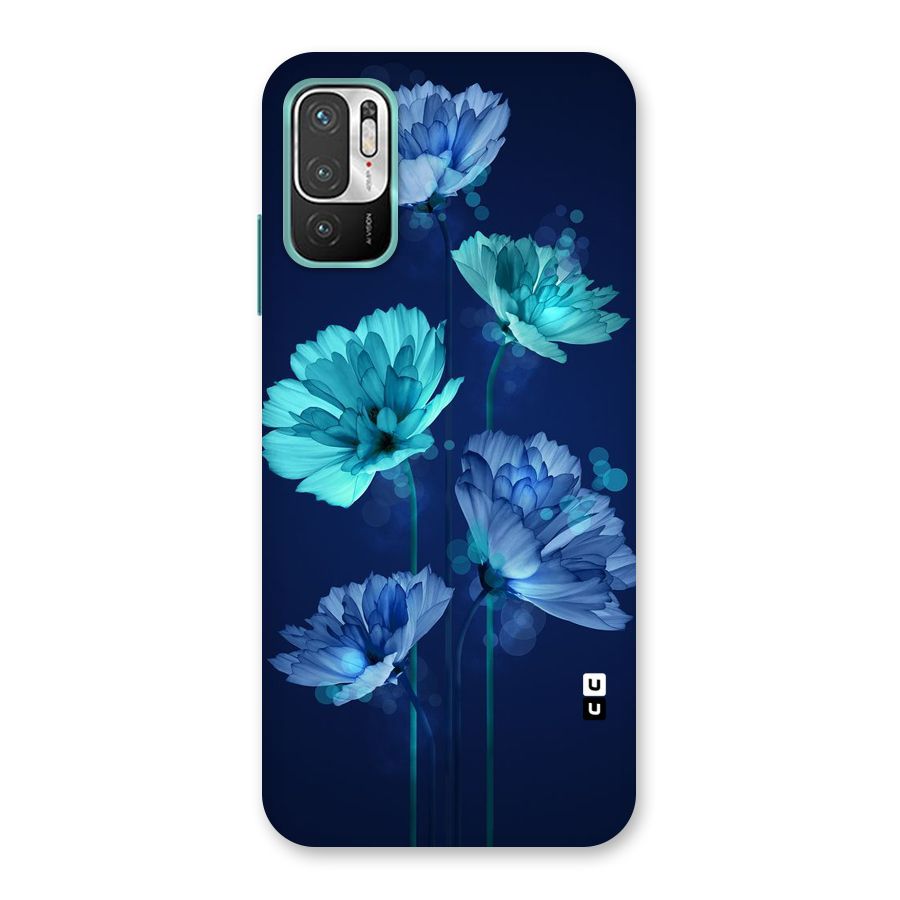 Water Flowers Back Case for Redmi Note 10T 5G