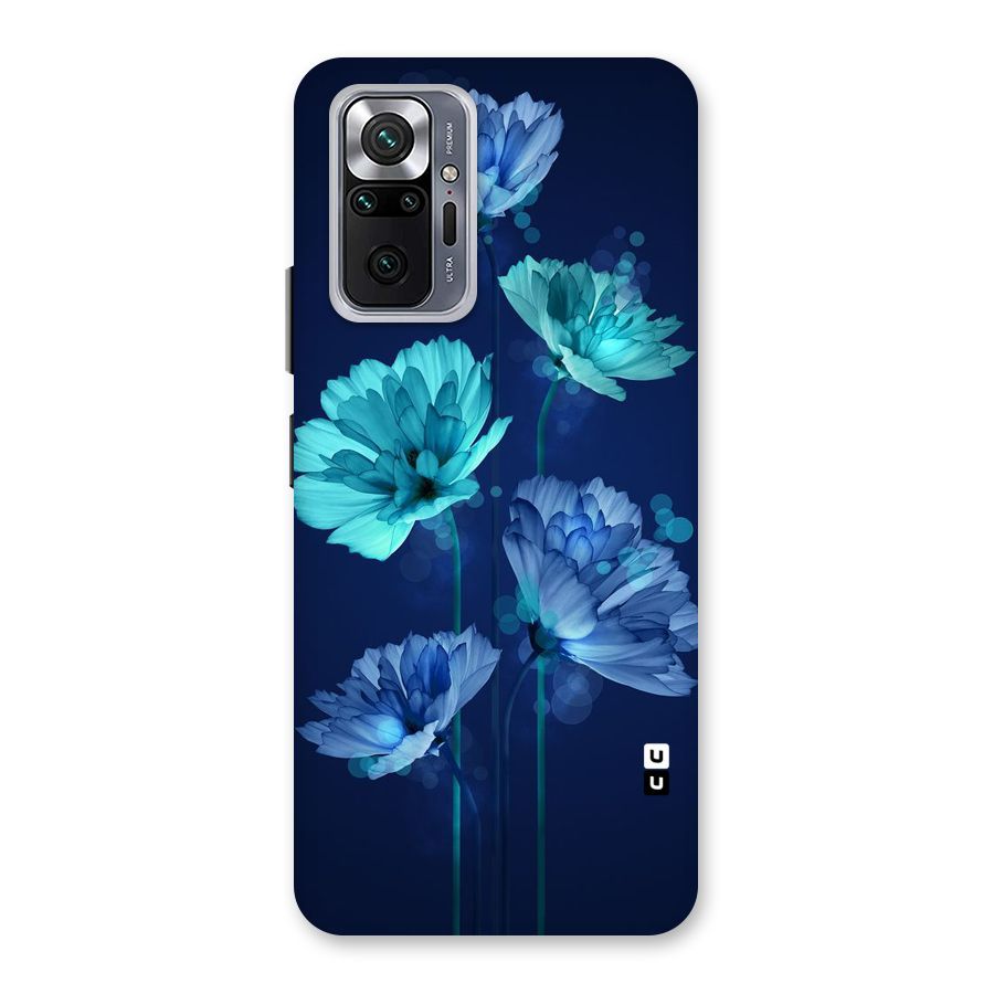 Water Flowers Back Case for Redmi Note 10 Pro Max