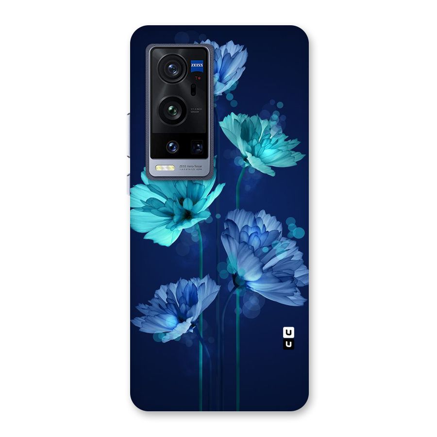 Water Flowers Back Case for Vivo X60 Pro Plus