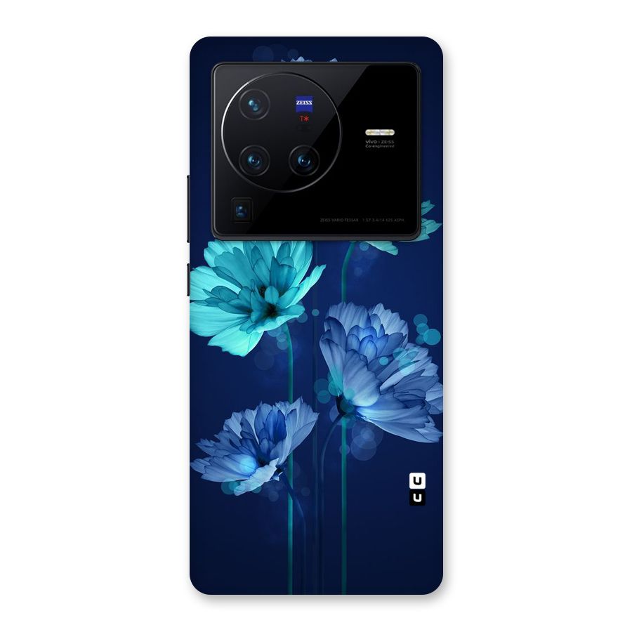 Water Flowers Back Case for Vivo X80 Pro