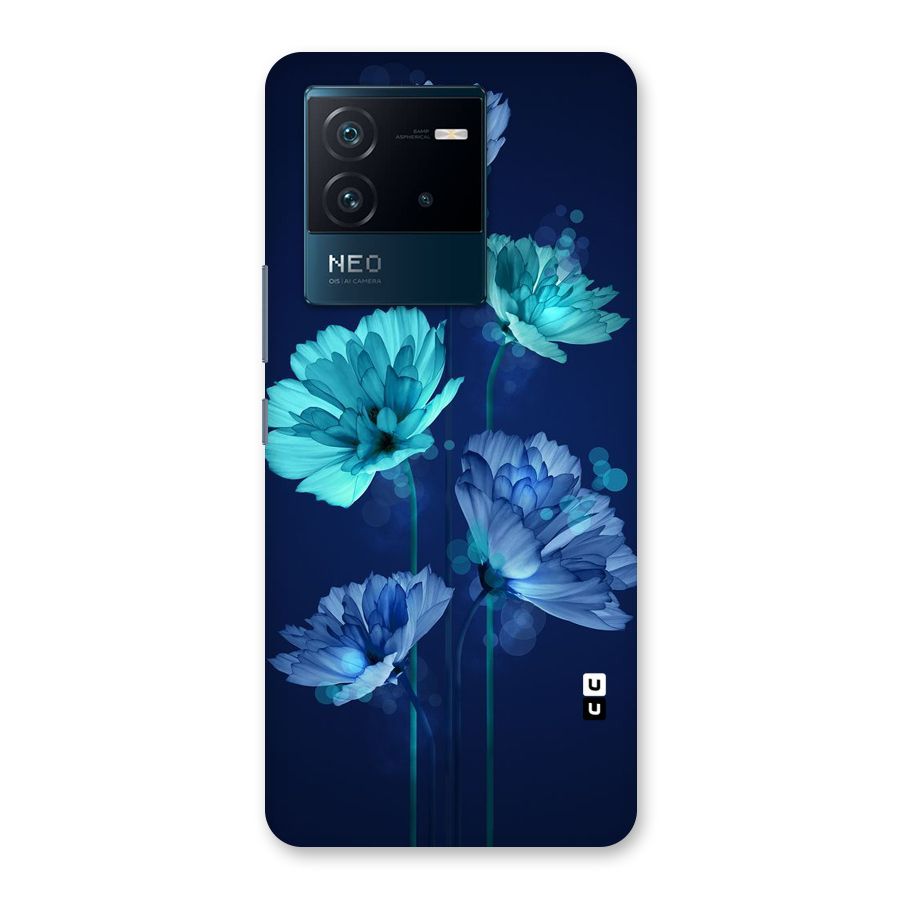Water Flowers Back Case for Vivo iQOO Neo 6 5G