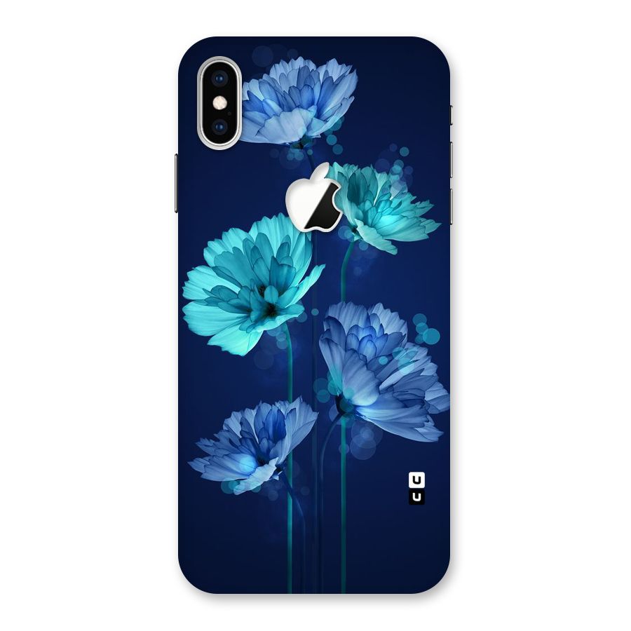 Water Flowers Back Case for iPhone XS Max Apple Cut