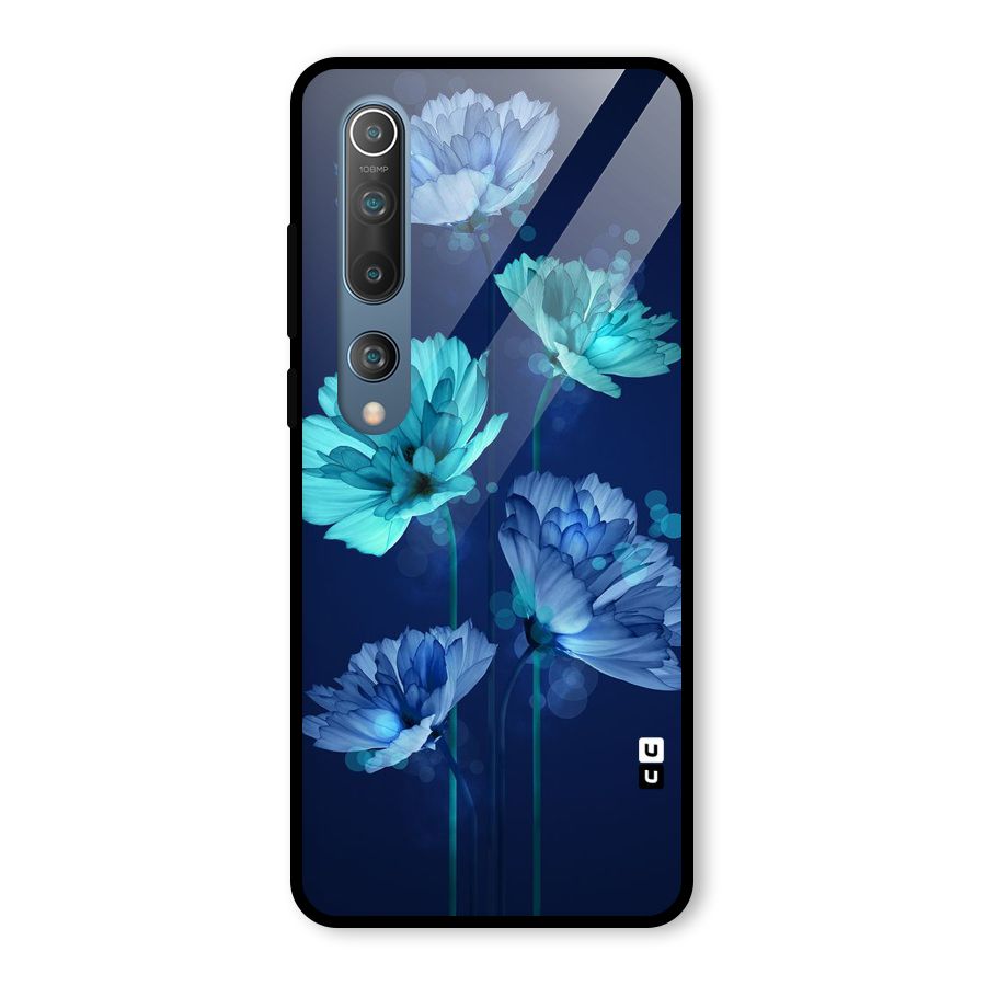 Water Flowers Glass Back Case for Mi 10