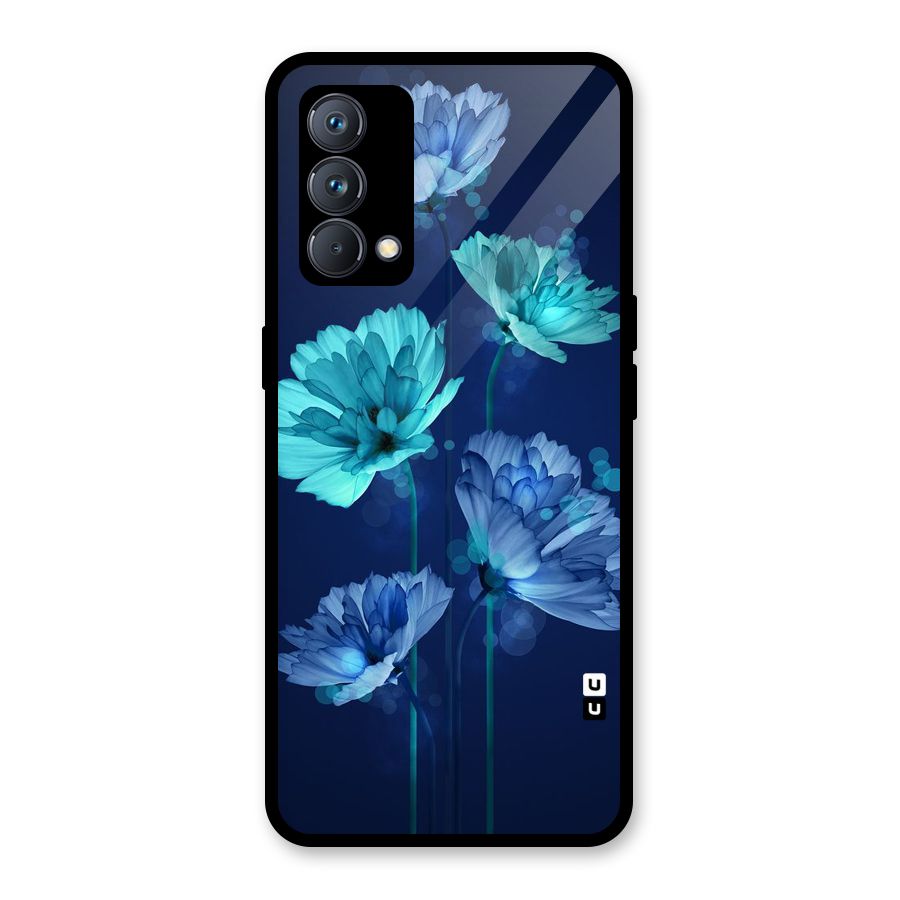 Water Flowers Glass Back Case for Realme GT Master Edition
