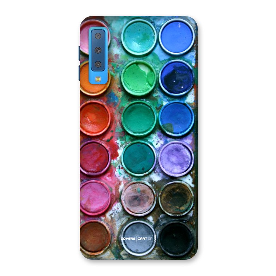 Water Paint Box Back Case for Galaxy A7 (2018)