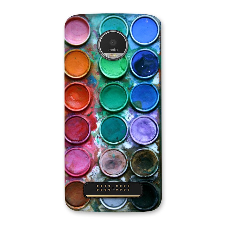 Water Paint Box Back Case for Moto Z Play