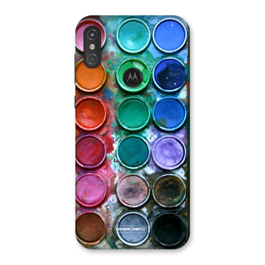 Water Paint Box Back Case for Motorola One Power
