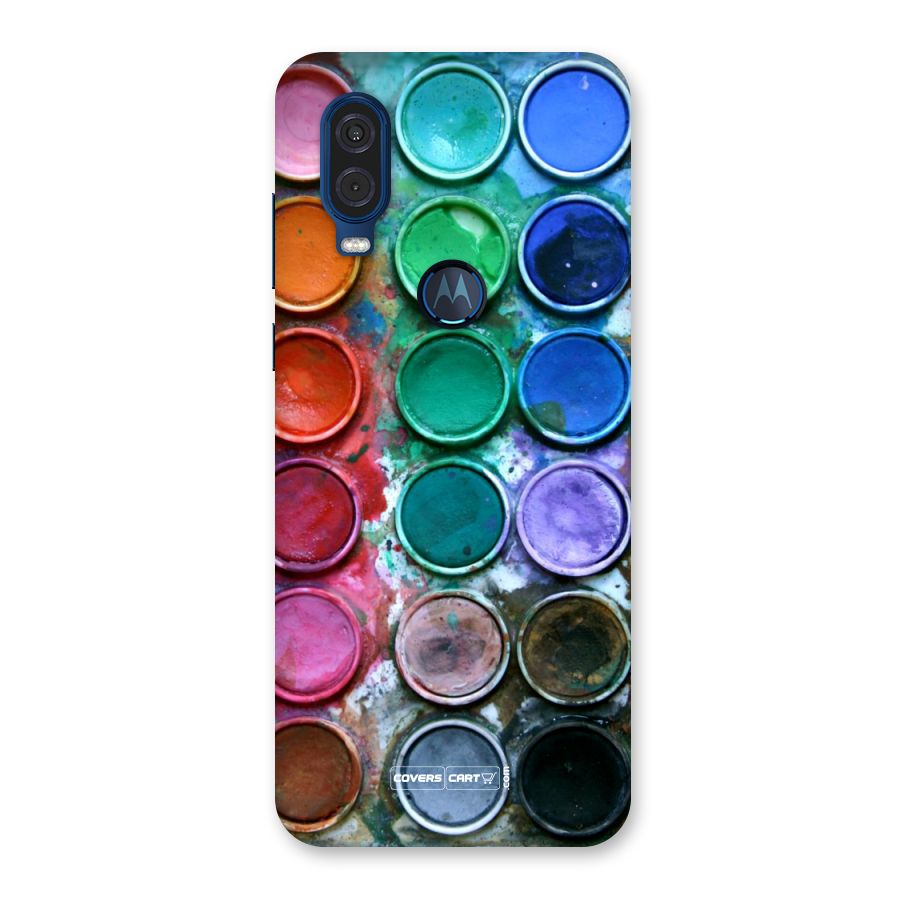Water Paint Box Back Case for Motorola One Vision