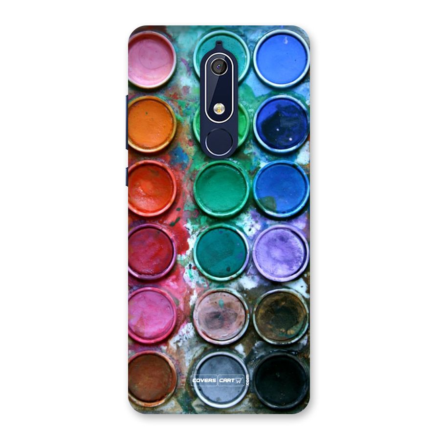 Water Paint Box Back Case for Nokia 5.1