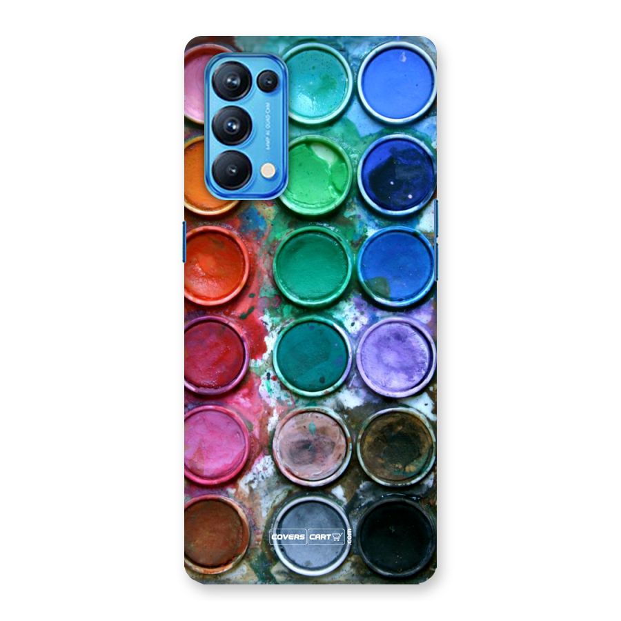 Water Paint Box Back Case for Oppo Reno5 Pro 5G