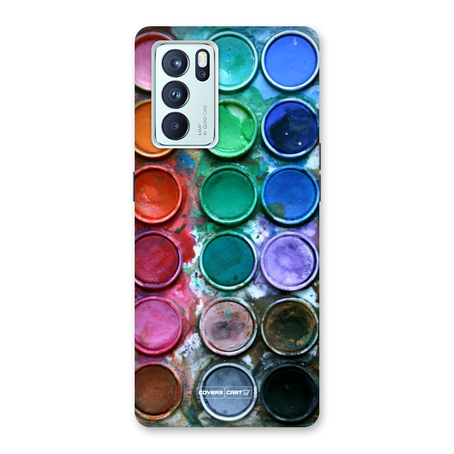 Water Paint Box Back Case for Oppo Reno6 Pro 5G