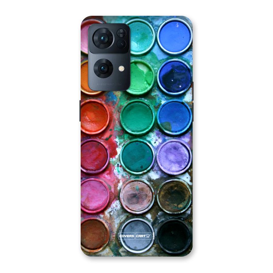 Water Paint Box Back Case for Oppo Reno7 Pro 5G