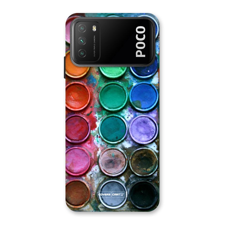 Water Paint Box Back Case for Poco M3