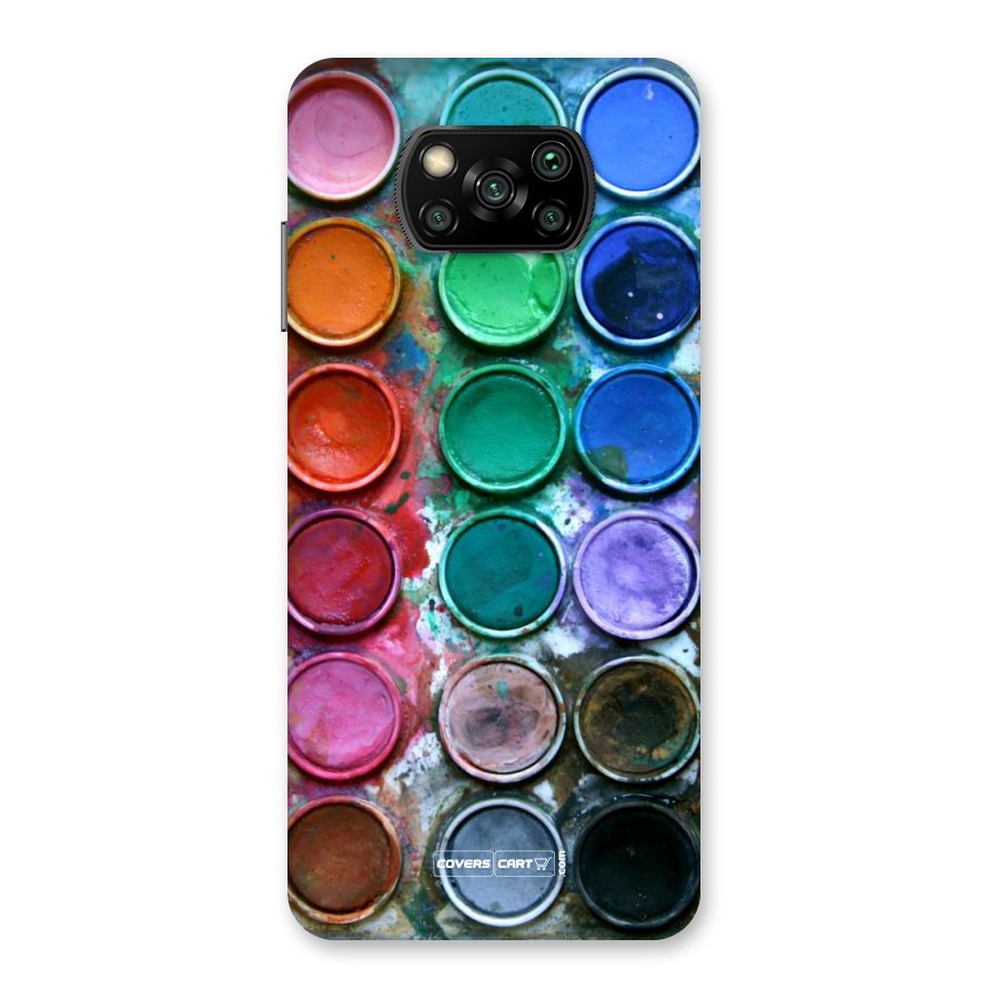 Water Paint Box Back Case for Poco X3