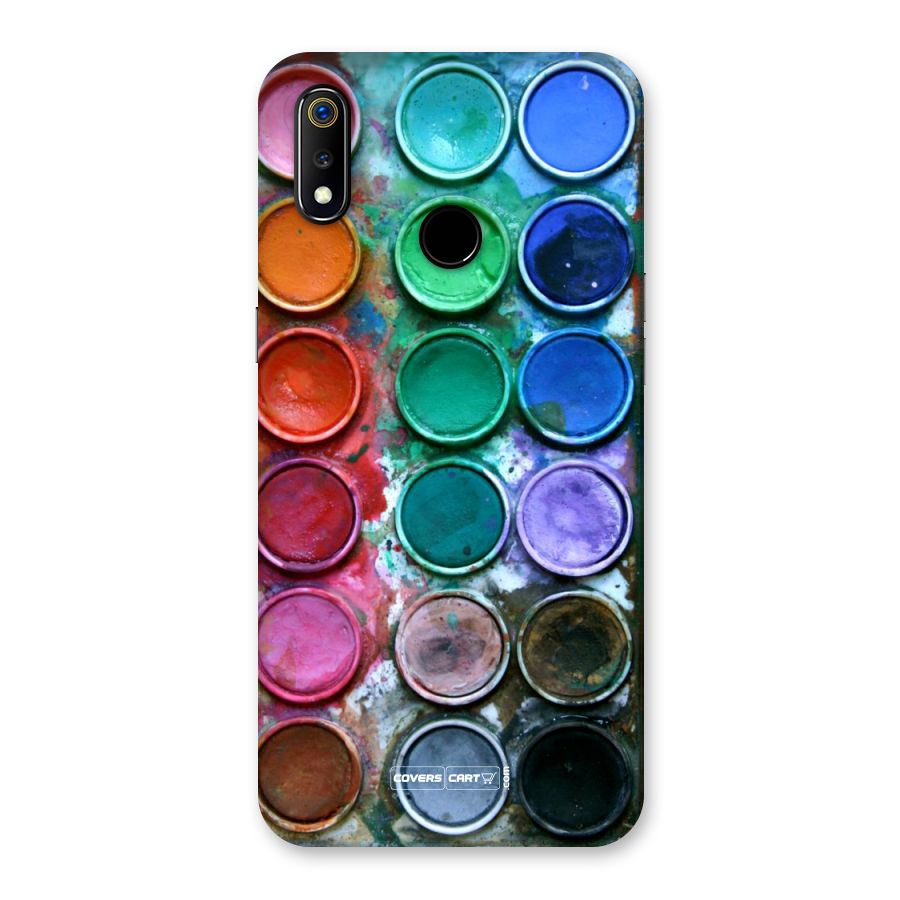 Water Paint Box Back Case for Realme 3