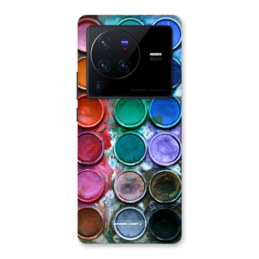 Water Paint Box Back Case for Vivo X80 Pro