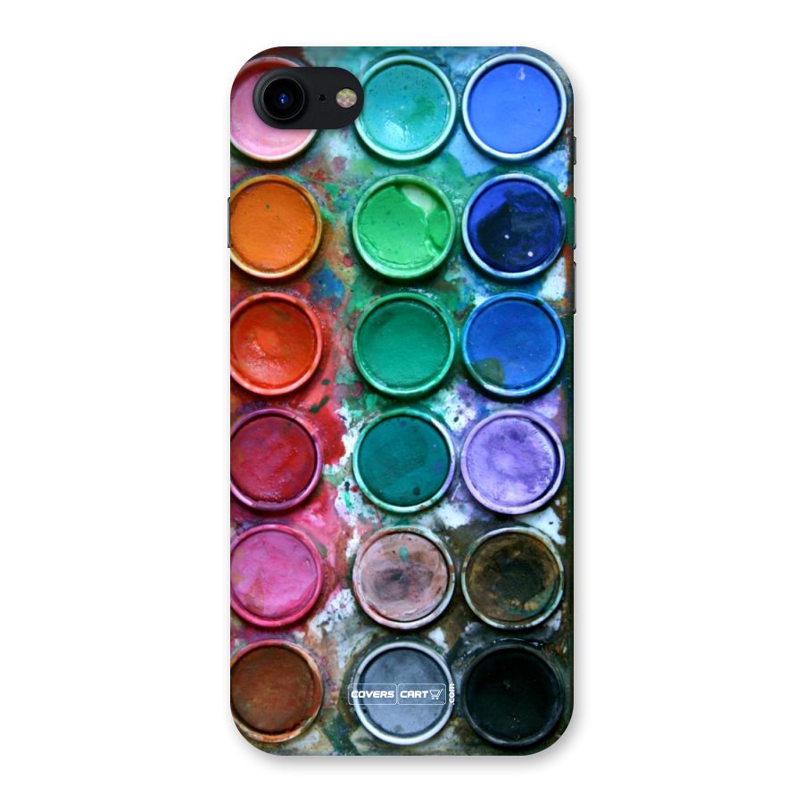 Water Paint Box Back Case for iPhone SE 2020