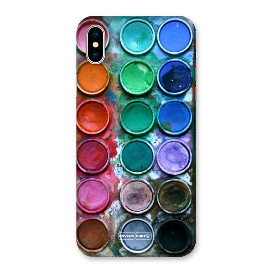 Water Paint Box Back Case for iPhone XS