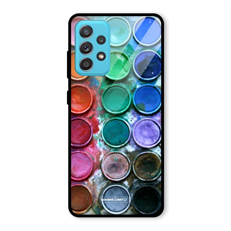 Water Paint Box Glass Back Case for Galaxy A52s 5G