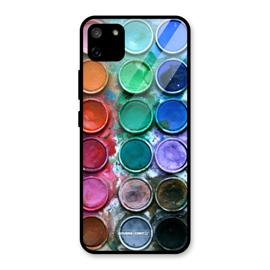 Water Paint Box Glass Back Case for Realme C11