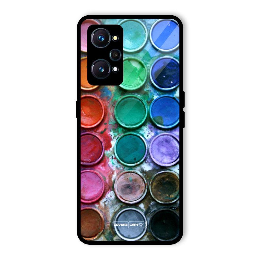 Water Paint Box Glass Back Case for Realme GT Neo2