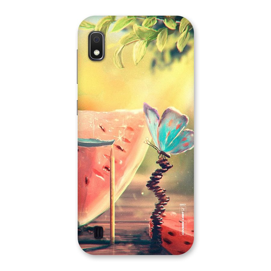 Watermelon Butterfly Back Case for Galaxy A10