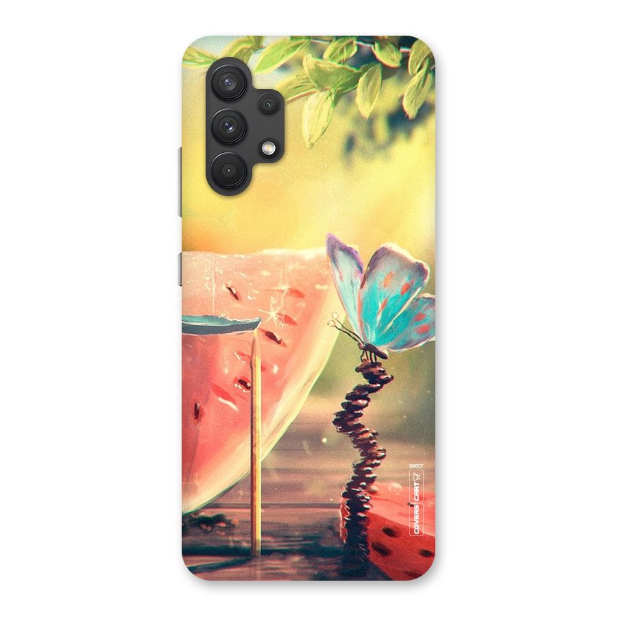 Watermelon Butterfly Back Case for Galaxy A32