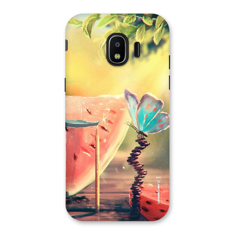 Watermelon Butterfly Back Case for Galaxy J2 Pro 2018