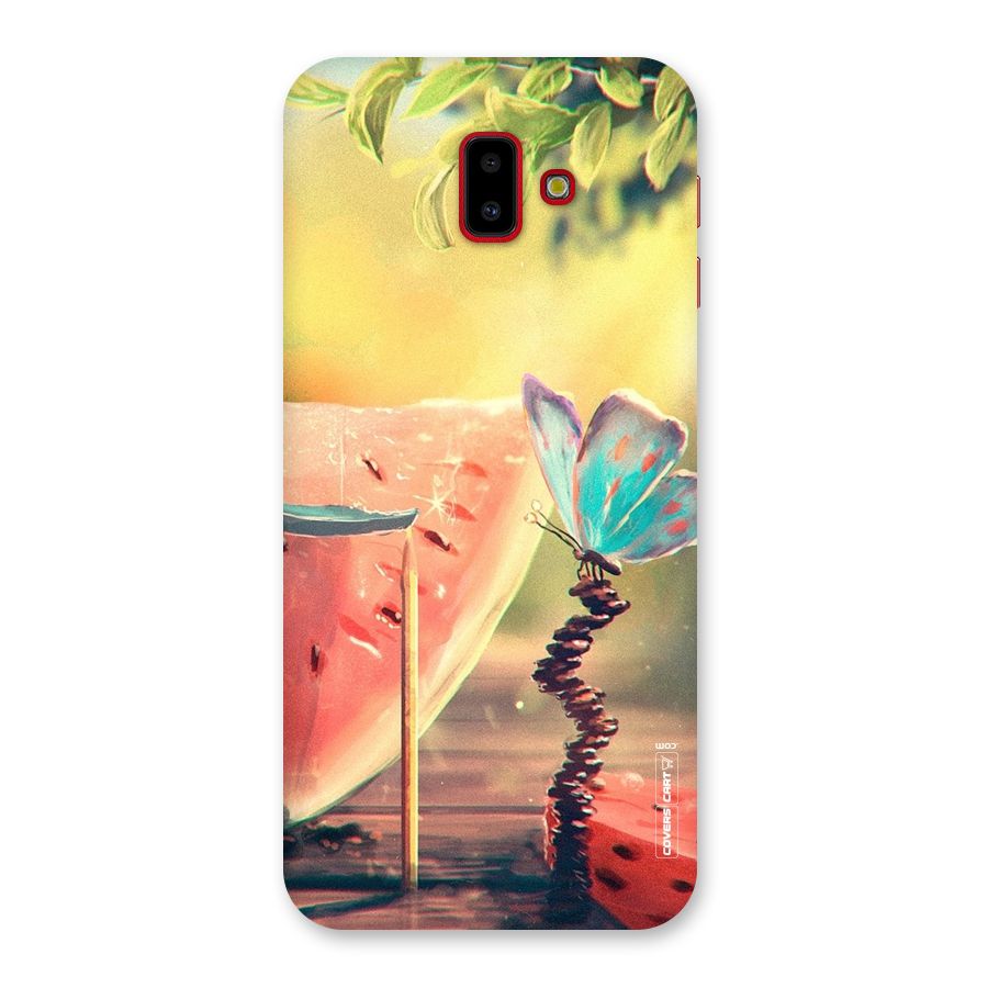 Watermelon Butterfly Back Case for Galaxy J6 Plus