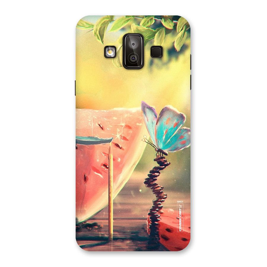 Watermelon Butterfly Back Case for Galaxy J7 Duo