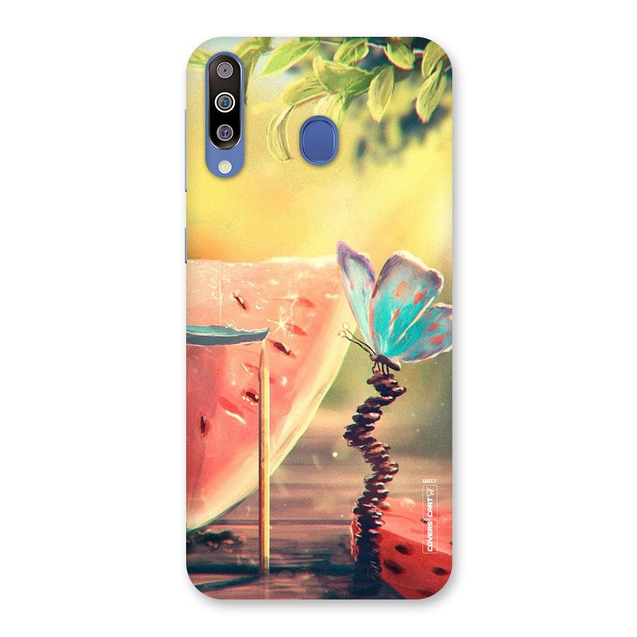 Watermelon Butterfly Back Case for Galaxy M30